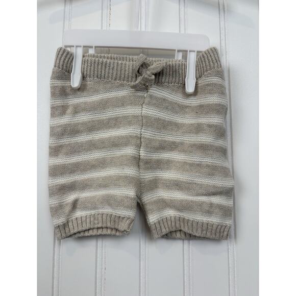 Stitch & Bean Baby Boy 2 Piece Beige Striped Knit Short Set Size 3-6 Months #162 - Picture 14 of 16